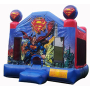 indoor mini bouncy castle Superman